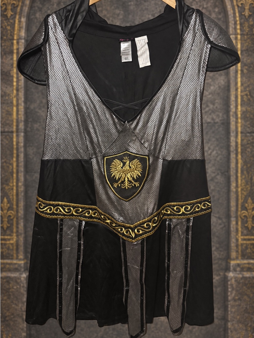 Dreamgirl Deadly Warrior Plus 3X/4X Medieval Hooded Costume - Picture 2 of 10